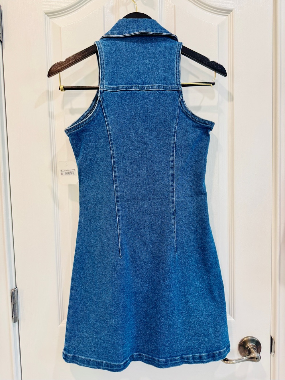 Altar’d State Denim Zip Front Mini Dress XS NWT - Picture 3 of 6